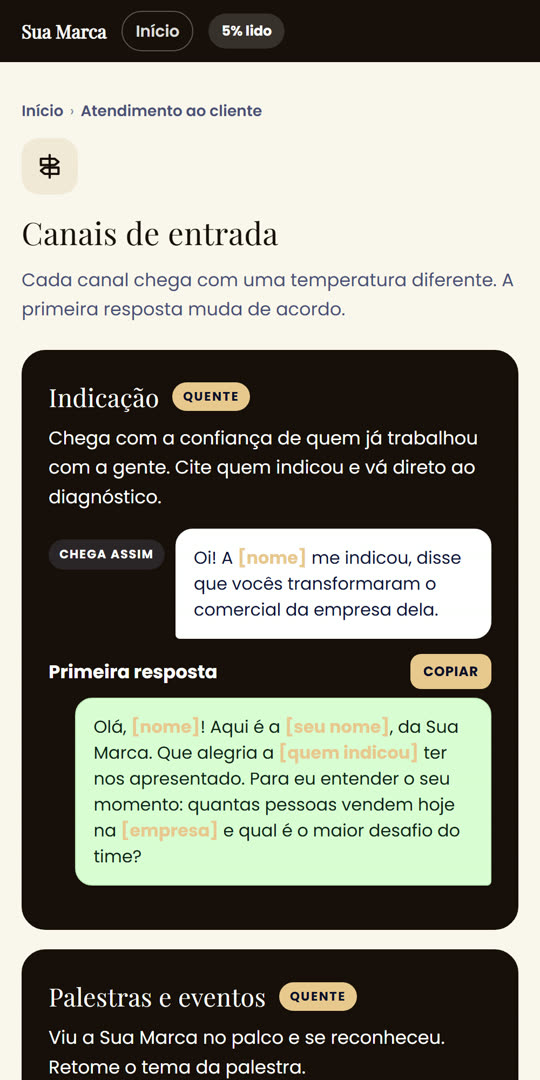 Primeiro contato
