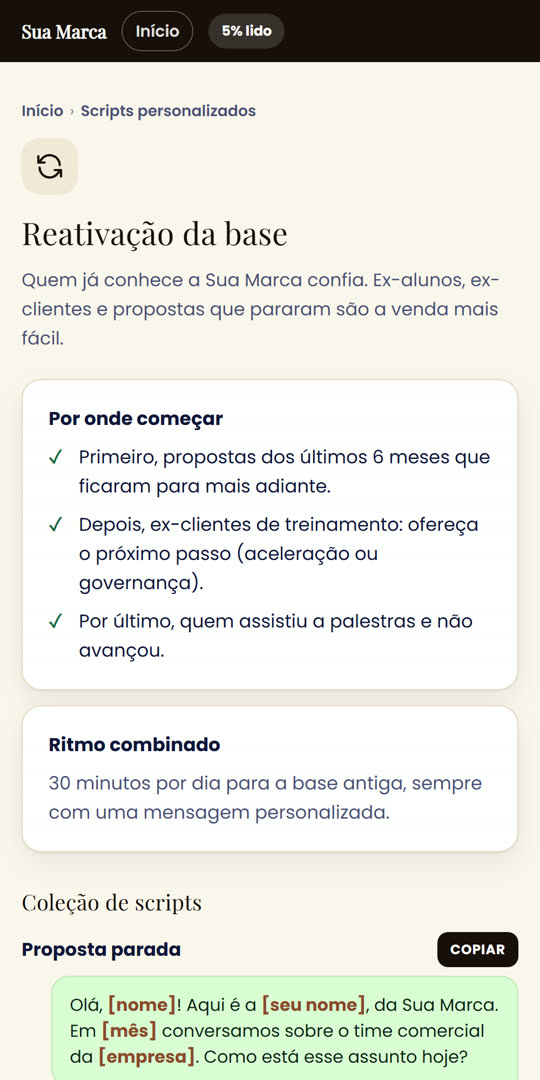 Scripts personalizados